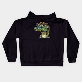 Swamp Style Icon: Specs for the Snappiest Dresser! Kids Hoodie